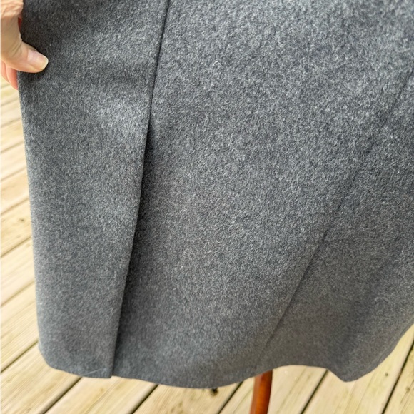 KARL LAGERFELD NWT WINTER ZIP AND SNAP COAT IN HEATHER GRAY XL - Picture 8 of 16